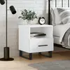 Image de vidaXL Table de Chevet - Blanc