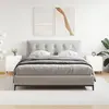 Image de vidaXL Tables de Chevet 2 Pièces - Blanc Brillant