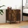 Image de vidaXL Table de Chevet - Chêne Fumé