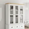 Image de VIDAXL Armoire BODO blanc marron