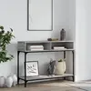 Image de vidaXL Table console sonoma gris 100x30.5x75 cm