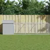 Image de vidaXL Niche pour chien avec cour - Gris clair