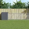 Image de vidaXL Niche pour chien avec cour - Anthracite