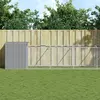Image de vidaXL Niche pour chien avec cour en acier galvanisé