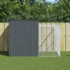 Image de VidaXL Niche pour chien avec cour - Anthracite