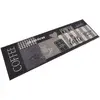 Image de vidaXL Tapis Cuisine Lavable - Café Noir