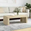 Image de vidaXL Table basse chêne sonoma 102x50x36 cm bois d'ingénierie