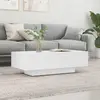 Image de VIDAXL Table basse blanc bois d'ingénierie - 100x49,5x31 cm