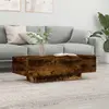 Image de vidaXL Table basse chêne fumé 100x49,5x31 cm bois d'ingénierie
