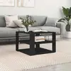 Image de vidaXL Table basse 59,5x59,5 cm - Noir