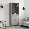 Image de Vidaxl Buffet haut - Sonoma gris