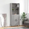 Image de vidaXL Buffet haut Sonoma gris