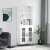 Image de vidaXL Buffet haut blanc
