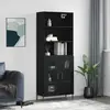 Image de VIDAXL Buffet haut Noir