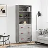 Image de vidaXL Buffet haut Sonoma gris