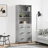 Image de vidaXL Buffet haut - Gris béton