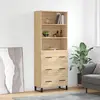 Image de VIDAXL Buffet haut chêne sonoma 69,5x34x180 cm