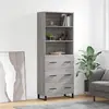 Image de vidaXL Buffet haut - Sonoma gris