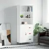 Image de vidaXL Buffet haut Blanc 180 cm