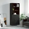 Image de vidaXL Buffet haut - Noir
