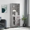 Image de VIDAXL Buffet haut - Sonoma gris