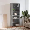 Image de vidaXL Buffet haut sonoma gris 69,5x32,5x180 cm