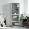 Image de vidaXL Buffet Gris béton haut