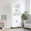 Image de vidaXL Buffet haut - Blanc