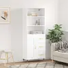 Image de vidaXL Buffet haut - Blanc