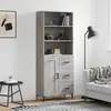 Image de vidaXL Buffet haut - Sonoma gris