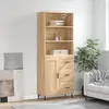 Image de vidaXL Buffet haut - Chêne sonoma