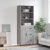 Image de vidaXL Buffet haut - Sonoma gris