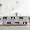 Image de vidaXL Buffets 3 pcs - Sonoma gris