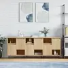 Image de Ensemble de buffets vidaXL - Chêne sonoma