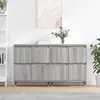 Image de vidaXL Buffets 2 pcs - Sonoma Gris