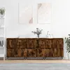 Image de vidaXL Buffets 3 Pièces - Chêne Fumé, Bois d'Ingénierie