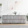 Image de vidaXL Buffets 3 pcs 180x35x70 cm - Sonoma gris