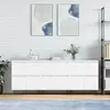 Image de vidaXL Buffets 3 pcs - Blanc