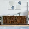 Image de vidaXL Buffets 3 pcs - Chêne fumé