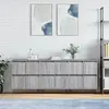 Image de vidaXL Buffets (Lot de 3) - Sonoma gris