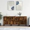 Image de vidaXL Buffets 3 pcs - Chêne fumé