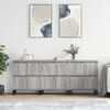 Image de vidaXL Buffets 3 pcs - Sonoma gris