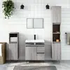 Image de vidaXL Meubles salle de bain - Sonoma gris