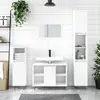 Image de vidaXL Ensemble salle de bain - Blanc tendance