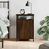 Image de vidaXL Table de chevet - Chêne marron