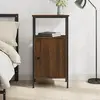 Image de vidaXL Table de Chevet - Chêne Marron