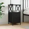 Image de VidaXL Table de Chevet - Noir