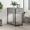 Image de vidaXL Table de chevet - Sonoma gris