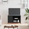 Image de VidaXL Meuble TV - Noir Bois d'ingénierie