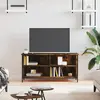 Image de vidaXL Meuble TV Chêne Fumé 100 cm